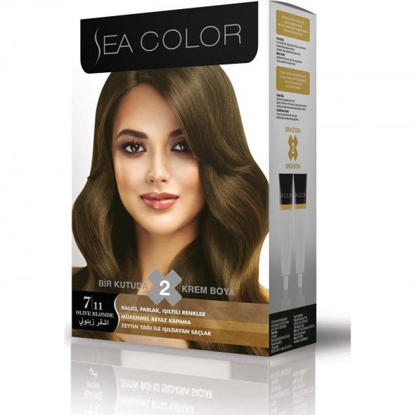 Sea Color Saç Boyası 7/11 Yoğun Küllü Kumral