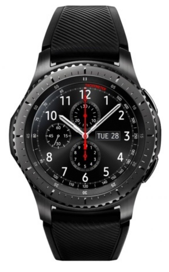 SAMSUNG GEAR S3 FRONTİER SM-R760 SİYAH AKILLI SAAT