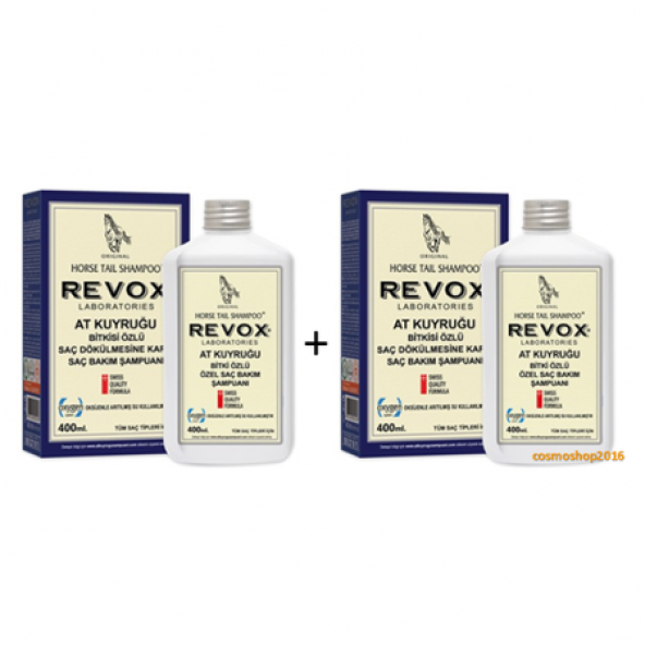 2 adet Revox At Kuyruğu Şampuanı 400ml