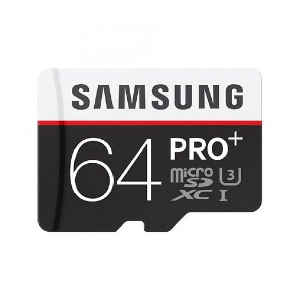 Samsung 64GB MicroSD Pro Plus Class10 95mb/sn Hafıza Kartı + SD A