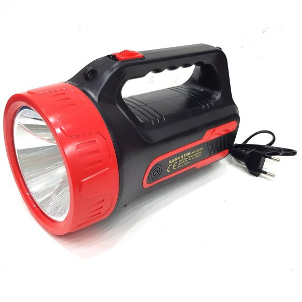Kama Star 8W Büyük Boy Şarjlı Led El Feneri Kademeli 25 Saat 2228 - 2