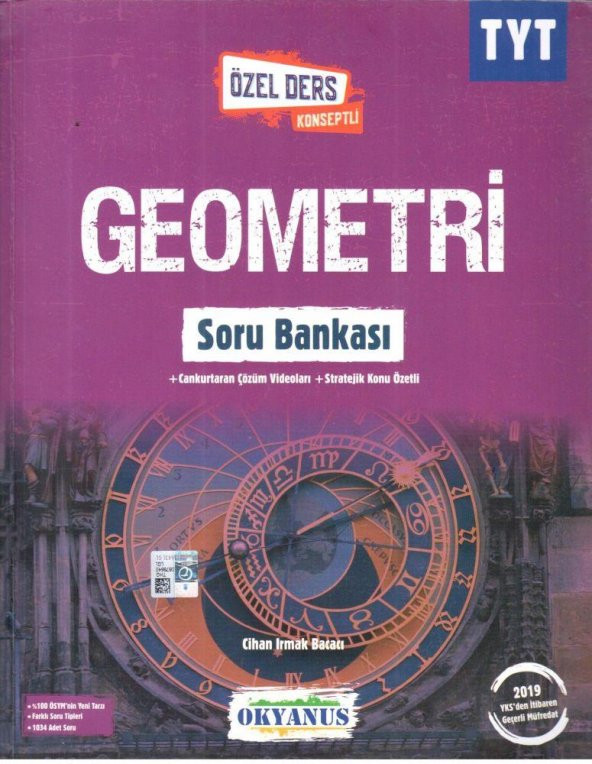 2019 Okyanus Yayınları TYT Geometri Soru Bankası