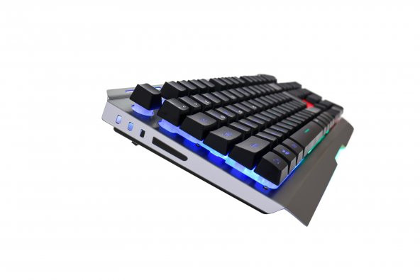 HIPER MYTHOS V30 Gaming Klavye/Mouse SET Mekanik Hisli Metal Kasa 3200DPI Rainbow