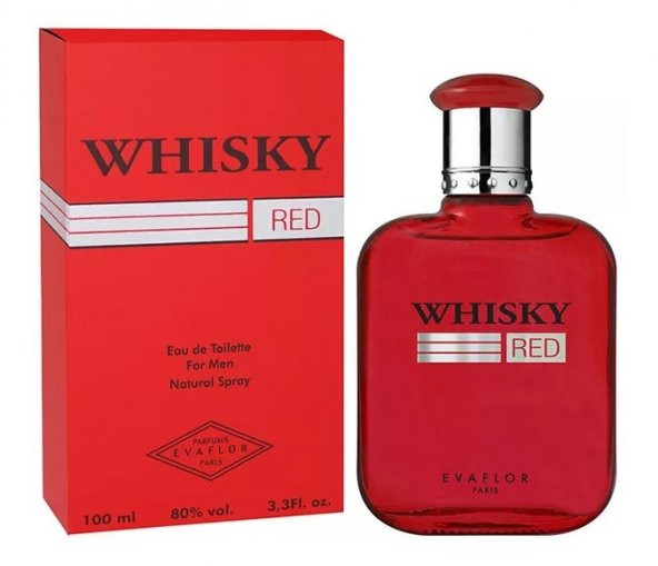 Evaflor Whisky Red for Men EDT 100 ml
