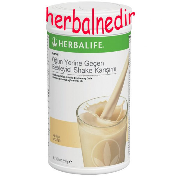 Herbalife Formul 1 OgunYerine Gecen Besleyici Shake Karışımı - Vanilya