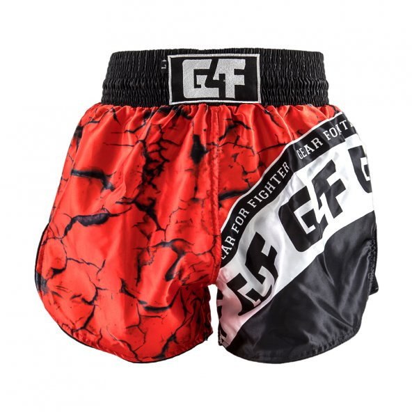 G4F KICK BOXING SHORT G4F MODEL TOTALLY SUBLİMATED BLACK/RED (GF0