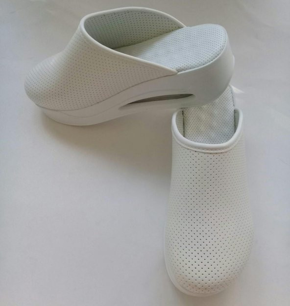 Beyaz Bayan Air Max Taban Sabo Terlik - 2