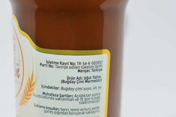 BUĞDAY ÇİMİ MARMELATI (UĞUT TATLISI) 360 GR. - 2