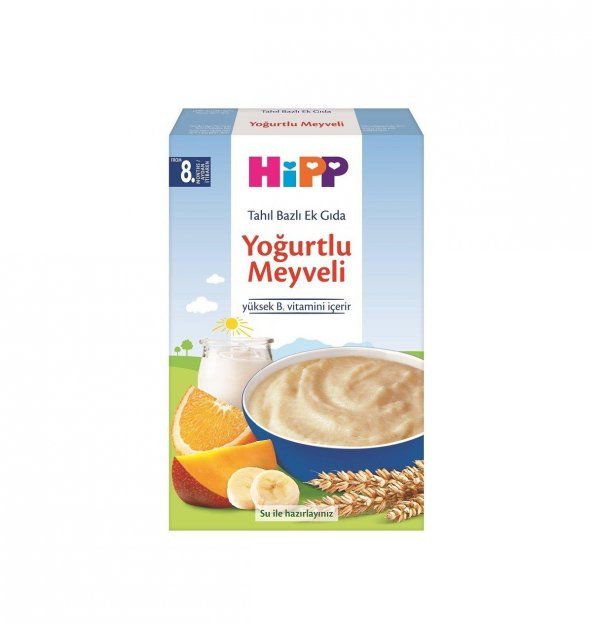 Hipp Organik Yoğurtlu Meyveli Ek Gıda 250 Gr SKT:04/2021