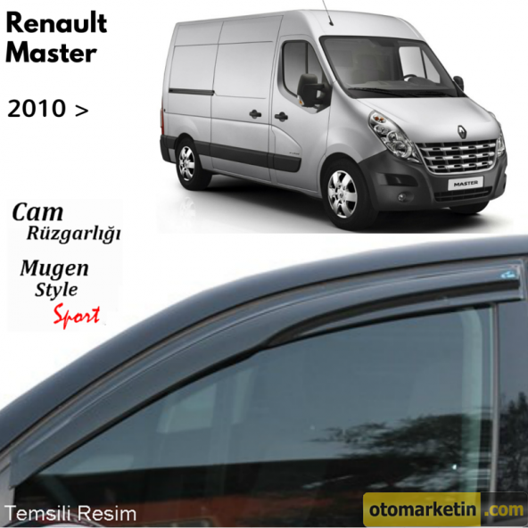 Renault Master Mugen Cam Rüzgarlığı 2010-