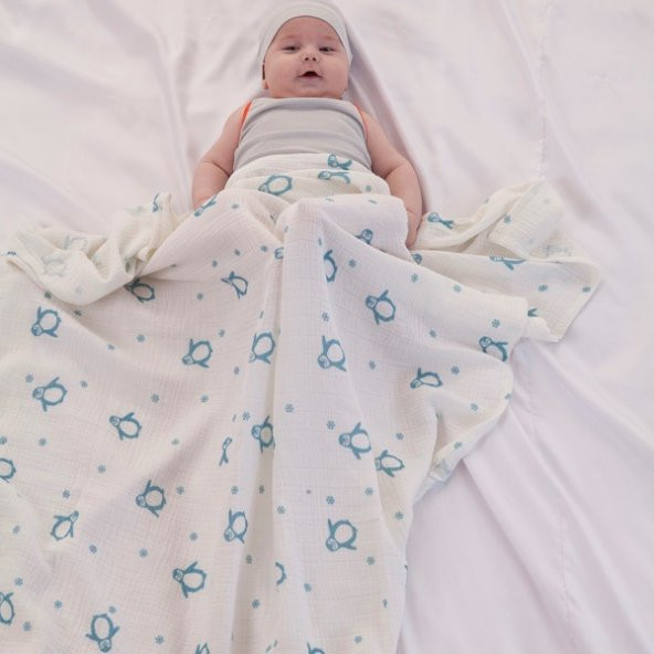 Ninniline Müslin Çok Amaçlı Örtü - 4