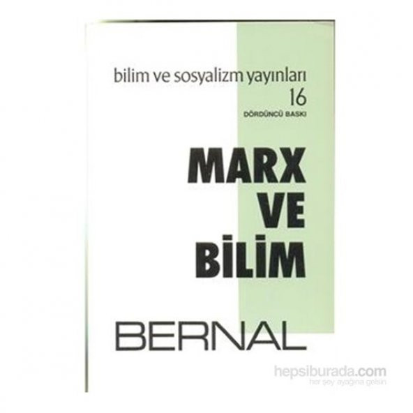 Marx Ve Bilim-J. D. Bernal