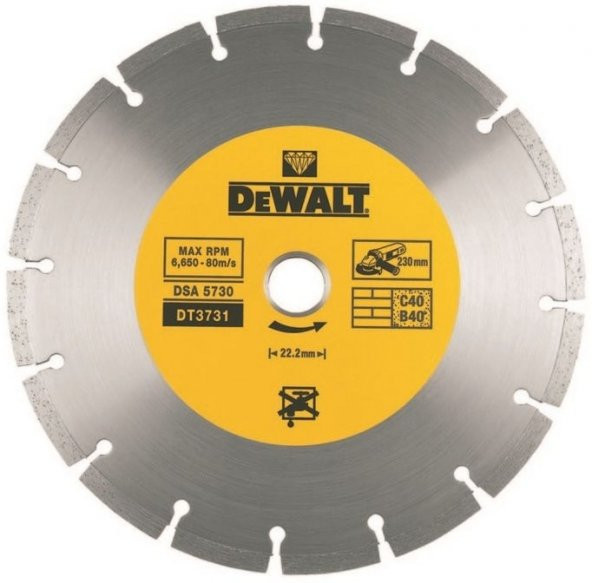 Dewalt DT3731 230 mm Elmas Disk