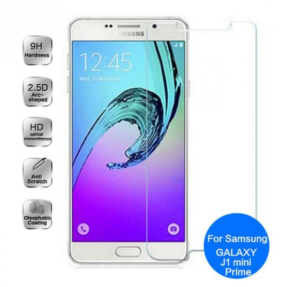 Samsung Galaxy J1 Mini Prime Temperli Kırılmaz Cam Ekran Koruyucu