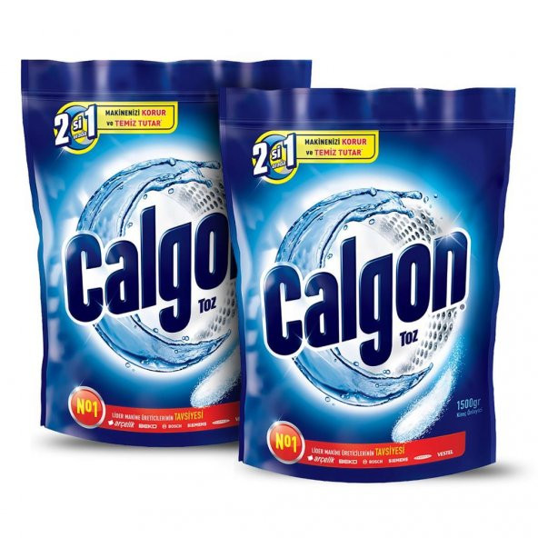 Calgon Çamaşır Makinesi Kir ve Kireç Önleyici 2x1500 gr Toz - 2