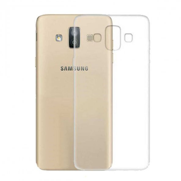 Samsung Galaxy J7 Duo (J720) Kılıf Soft Silikon Şeffaf Arka Kapak