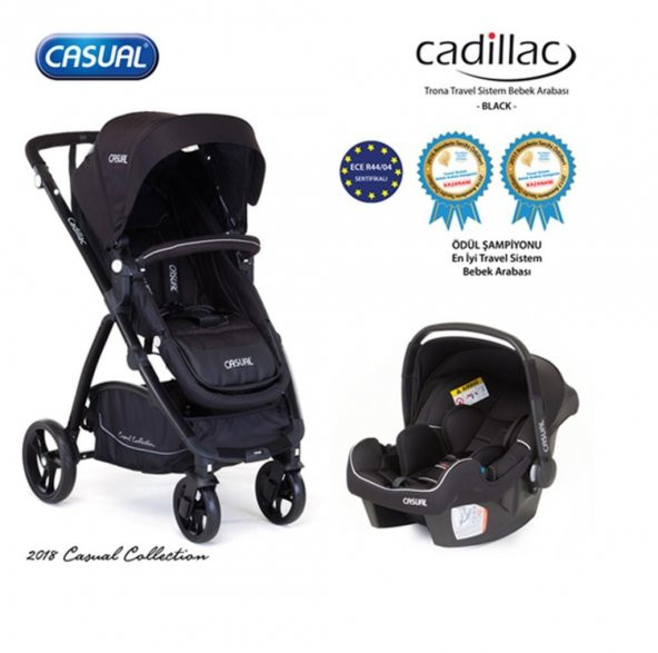 Casual Cadillac Trona Travel Sistem Bebek Arabası - 4