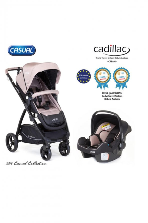 Casual Cadillac Trona Travel Sistem Bebek Arabası - 3