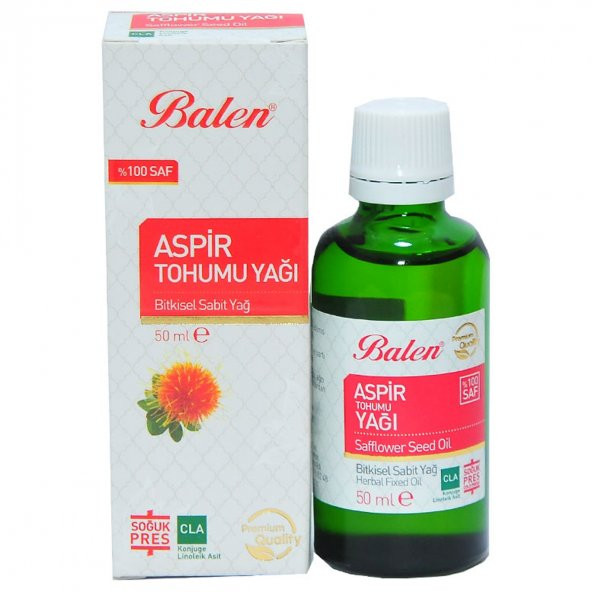 Balen Aspir Tohumu Yağı Soğuk Pres 50 ML Cam Şişe - 5
