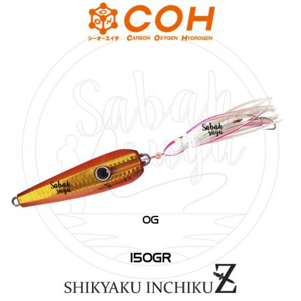 COH Shikyaku Inchiku Jig Suni Yem 150gr. Orange