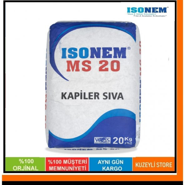 ISONEM MS 20-Kapiler Sıva 20 KG