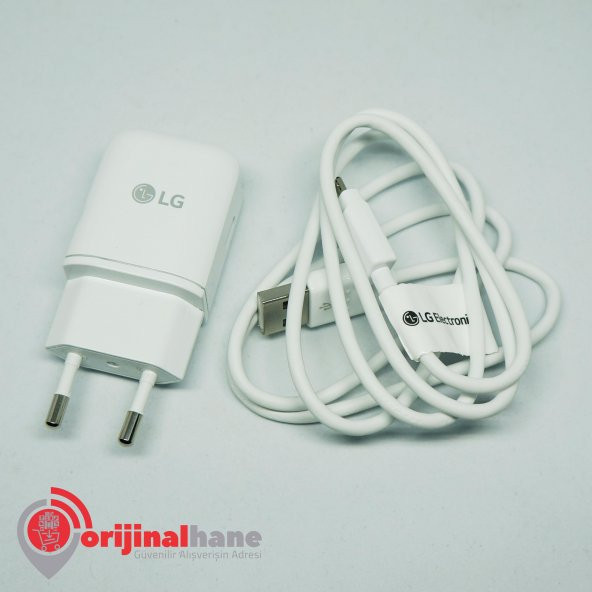 LG G4 Orijinal Şarj Aleti Adaptör + USB Kablo H815 MCS-NO4ED EAD6