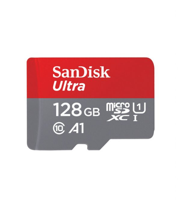 Ultra Android microSDXC 128GB + SD Adapter + Memory Zone App 100MB/s A1 Class 10 UHS-I