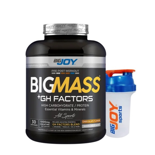 BigJoy BigMass GH Factors Gainer 3000g Karbonhidrat Tozu 3 Aroma