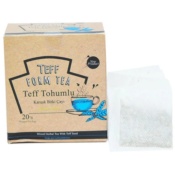 Nurs Teff Form Tea Teff Tohumlu Karışık Bitki Çayı 20Poşet x 3GR