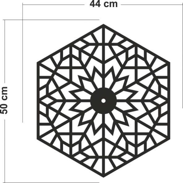 OSMANLI MOTİFİ3 AHŞAP SAAT - 2