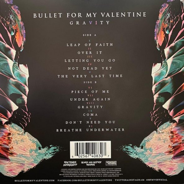 BULLET FOR MY VALENTINE - GRAVITY (LP) - 2
