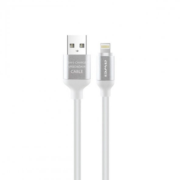 Awei Micro USB Hızlı Şarj ve USB Kablo 1mt CL-81 Beyaz