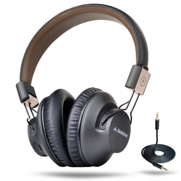 Avantree (40 saat) Kablosuz Bluetooth 4.1 Kulak-Üstü Kulaklık