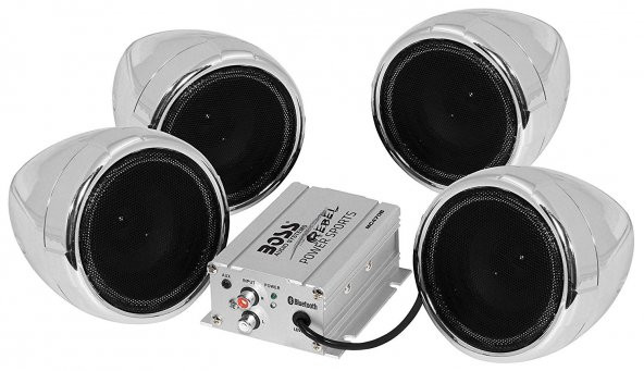 BOSS Audio MC470B Speaker / Amplifier Sound System, Weatherproof