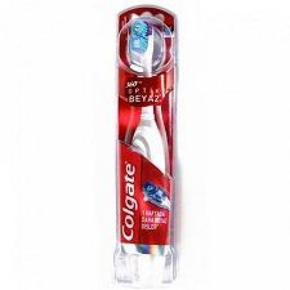 Colgate 360 Optik Beyaz Pilli Diş Fırçası