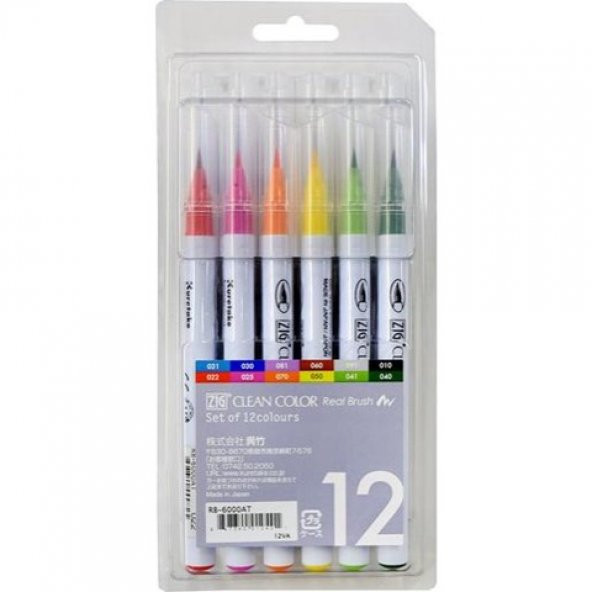 ZİG KEÇELİ KALEM 12Lİ REAL BRUSH ürün görseli