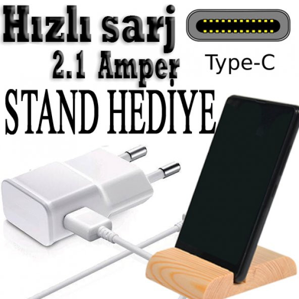 Htc One Şarj Cihazı Aleti Type C Usb Kablo Adaptör 5 V 2 .1A
