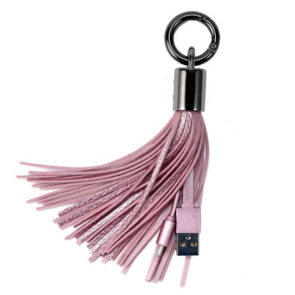 Samsung Htc Sony Anahtarlık Universal Micro Usb Data Şarj Kablosu - 9