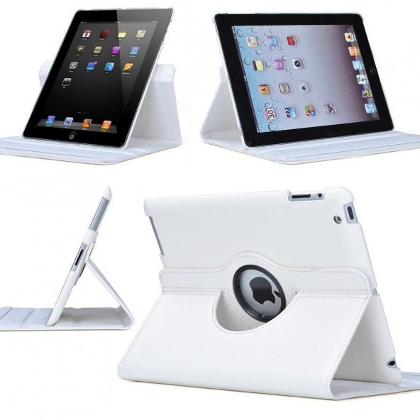 iPad 2 Kılıf iPad 3 Kılıf iPad 4 Kılıf Standlı Dönerli - 10