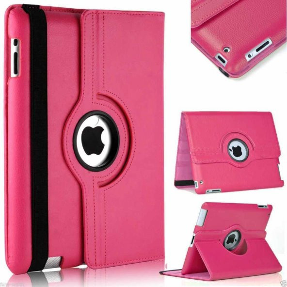 iPad 2 Kılıf iPad 3 Kılıf iPad 4 Kılıf Standlı Dönerli - 5