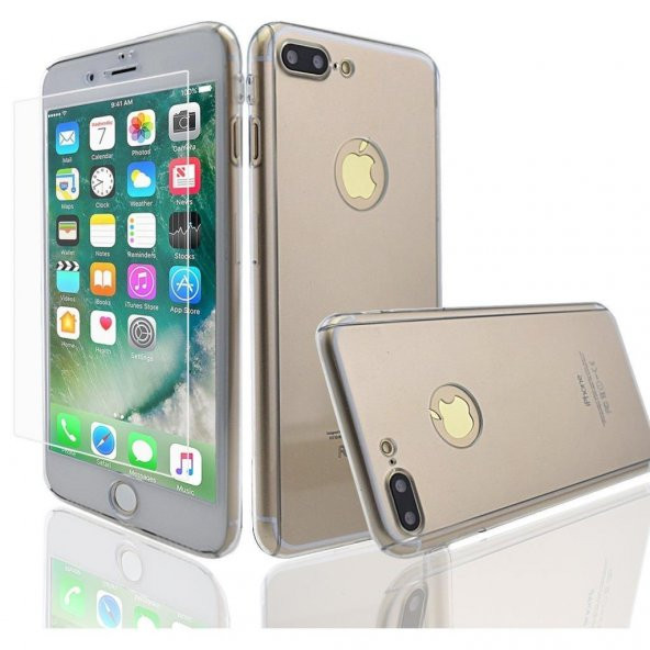 iPhone X XS Kılıf 360 Derece Tam Koruma Full Body Kırılmaz Camlı - 10