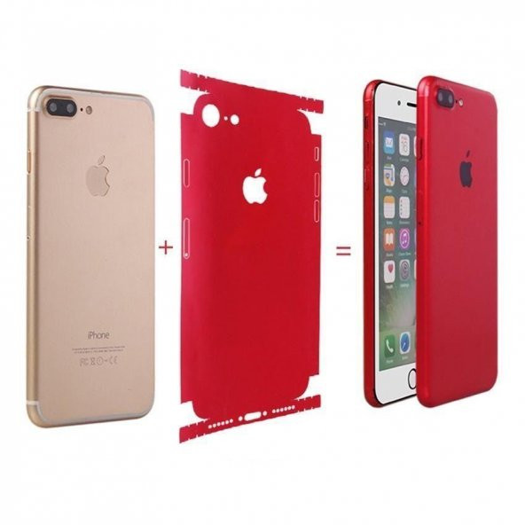 iPhone 6 6s Arka Yan Full Body Renkli Sticker Kaplama