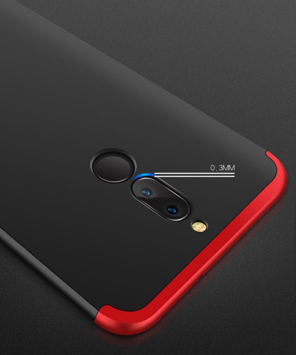 Huawei Mate 10 Lite Kılıf 360 Derece Kırılmaz Cam Hediye - 2