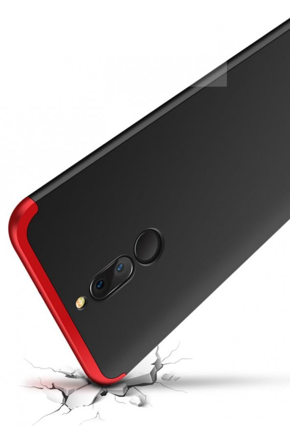 Huawei Mate 10 Lite Kılıf 360 Derece Kırılmaz Cam Hediye - 3