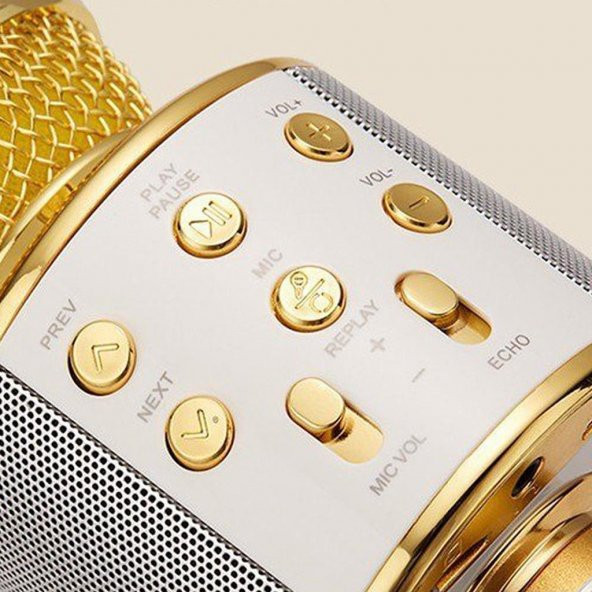 Sihirli Karaoke Bluetooth Mikrofon Sd Card Mikrofonu - 8