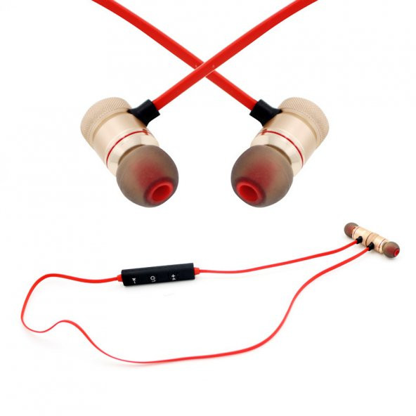 Ios Android Sport Mıknatıslı Kablosuz Bluetooth Kulaklık Stereo - 3