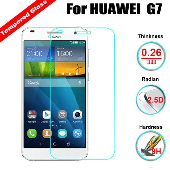 Huawei Ascend G7 Ekran Koruyucu Temperli Cam