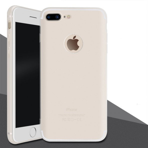 iPhone 8 Kılıf Tıpalı Şarj Giriş Tıpası Kamera Korumalı - 8