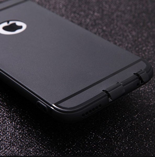 iPhone 8 Kılıf Tıpalı Şarj Giriş Tıpası Kamera Korumalı - 12