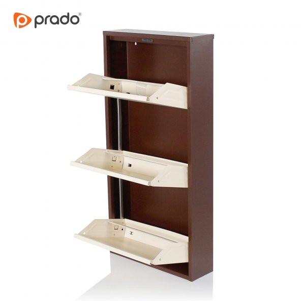 Prado Dikey 3lü Metal Ayakkabılık - 9